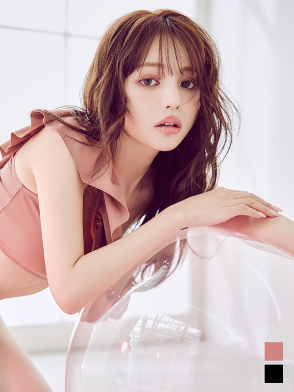 画像5: 【即日発送】【ビキニ】【水着】ワンショルフリルビキニ 2点セット [YMT] (5)