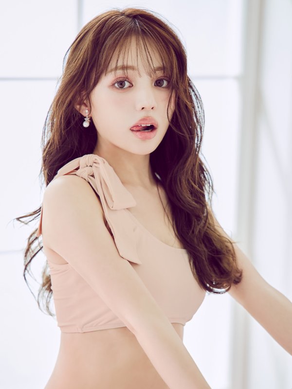 画像14: 【即日発送】【ビキニ】【水着】ワンショルリボンビキニ 2点セット [YMT] (14)