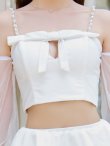 画像22: 【即日発送】【ビキニ】【水着】フリルティアードチュールリボンビキニ 3点セット[YMT] (22)