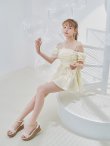 画像17: 【ノベルティ対象】【予約 / 6月上旬発送予定】【ビキニ】【水着】ビジューオフショルダーワンピースビキニ2点セット [YMT] (17)
