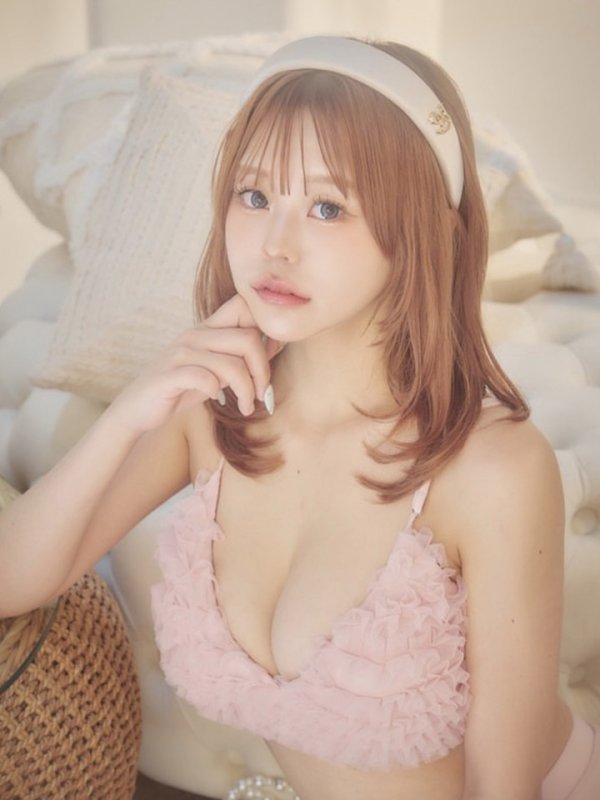 画像2: 【即日発送】【MISTREASS×sugarコラボビキニ】【水着】チュールフレアスカートビキニ 3点セット[YMT] (2)