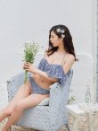 画像26: 【予約 / 6月下旬発送予定】【ビキニ】【水着】ビジューオフショルダーフリルビキニ 2点セット[YMT] (26)