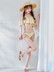 画像8: 【予約 / 6月下旬発送予定】【ビキニ】【水着】ビジューオフショルダーフリルビキニ 2点セット[YMT]M266dz (8)
