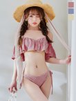 画像6: 【予約 / 6月下旬発送予定】【ビキニ】【水着】ビジューオフショルダーフリルビキニ 2点セット[YMT]M266dz (6)