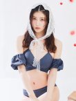 画像8: 【予約 / 6月下旬発送予定】【ビキニ】【水着】オフショルデニムビキニ 2点セット [YMT] (8)
