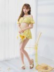 画像26: 【予約 / 6月下旬発送予定】【ビキニ】【水着】オフショルフレアスカートビキニ  4点セット[YMT] (26)