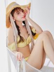 画像1: 【予約 / 6月下旬発送予定】【ビキニ】【水着】ビジューリボンフリルスリーブビキニ 2点セット[YMT]M275dzc (1)