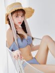 画像2: 【予約 / 6月下旬発送予定】【ビキニ】【水着】ビジューリボンフリルスリーブビキニ 2点セット[YMT]M275dzc (2)