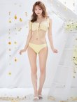 画像7: 【予約 / 6月下旬発送予定】【ビキニ】【水着】 ビジューギャザーフロントリボンビキニ ビキニ 2点セット[YMT]M276dzc (7)