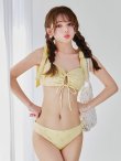 画像14: 【予約 / 6月下旬発送予定】【ビキニ】【水着】 ビジューギャザーフロントリボンビキニ ビキニ 2点セット[YMT]M276dzc (14)