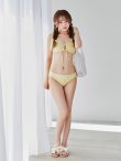 画像21: 【予約 / 6月下旬発送予定】【ビキニ】【水着】 ビジューギャザーフロントリボンビキニ ビキニ 2点セット[YMT]M276dzc (21)
