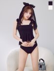 画像29: 【ノベルティ対象】【予約 / 6月中旬発送予定】【ビキニ】【水着】ドットチュールペプラムフリルビキニ 2点セット [YMT] (29)