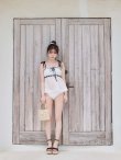 画像4: 【即日発送】【ビキニ】【水着】リボンストラップガーリービキニ   2点セット[FB01] (4)