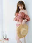 画像13: 【ノベルティ対象】【予約 / 6月下旬発送予定】【ビキニ】【水着】 パフスリーブフリルビキニ  2点セット[YMT]M282dzp (13)