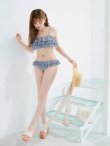 画像22: 【予約 / 6月下旬発送予定】【ビキニ】【水着】 ガーリーフリル×ビスチェ セットアップ ビキニ 2点セット[YMT] (22)