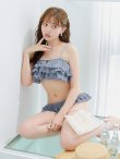 画像28: 【予約 / 6月下旬発送予定】【ビキニ】【水着】 ガーリーフリル×ビスチェ セットアップ ビキニ 2点セット[YMT] (28)