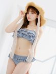 画像15: 【予約 / 6月下旬発送予定】【ビキニ】【水着】 ガーリーフリル×ビスチェ セットアップ ビキニ 2点セット[YMT] (15)