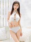 画像5: 【予約 / 6月下旬発送予定】【ビキニ】【水着】クロスホルターネックビキニ 2点セット [YMT] (5)