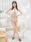画像6: 【予約 / 6月下旬発送予定】【ビキニ】【水着】クロスホルターネックビキニ 2点セット [YMT] (6)