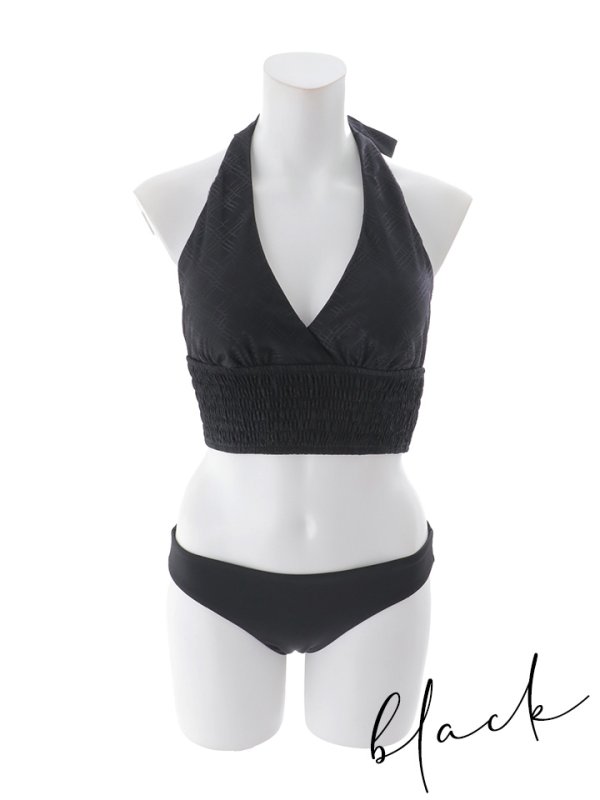 画像29: 【ビキニ】【水着】チェックレースホルターネックビキニ [FB01]【予約 / 6月下旬発送予定】 (29)