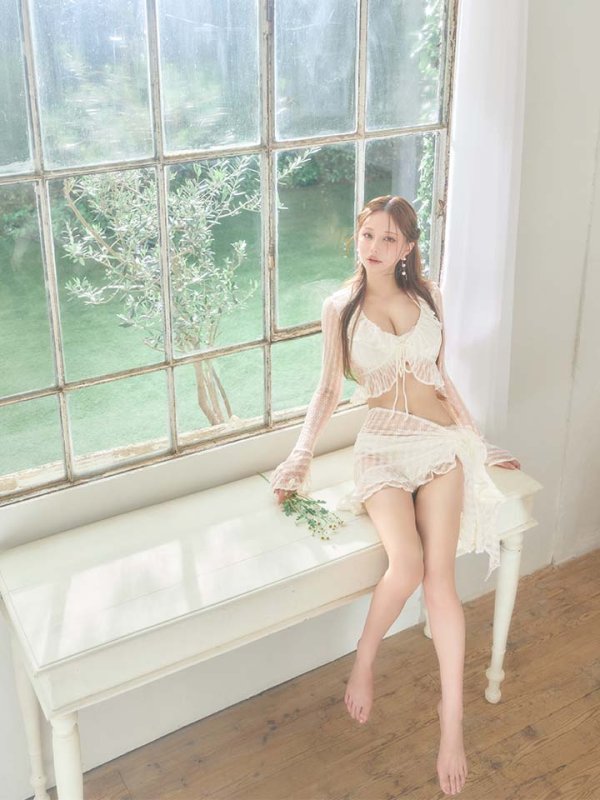画像14: 【即日発送】【ビキニ】【水着】Solle echo swimwear 4点セット[FB01] (14)