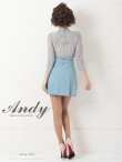 画像13: 【Andy ANDY Fashion Press 09 COLLECTION 05】フラワーレース/ ゴールドボタンデザイン/ 七分袖/ 長袖/ 袖あり/ プリーツ/ ミニドレス/ キャバドレス[OF05] (13)