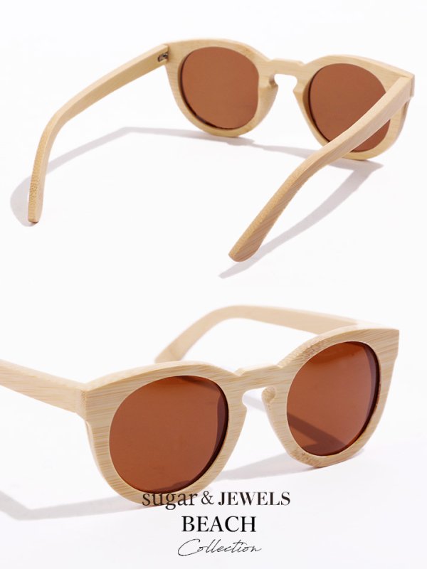 画像3: 【即日発送】【ビキニ】【水着小物：サングラス】ウッドサングラス[HC03] (3)
