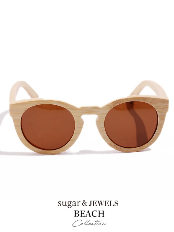 画像4: 【即日発送】【ビキニ】【水着小物：サングラス】ウッドサングラス[HC03] (4)