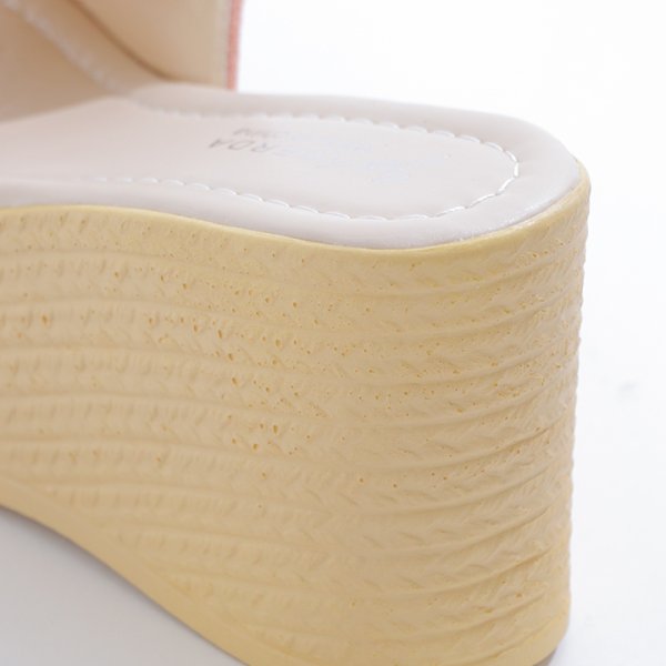 画像8: 【即日発送】【水着小物：ビーチサンダル】シンプルウェッジサンダル[YMT] (8)