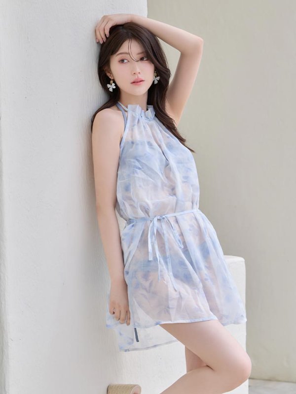画像5: 【即日発送】【ビキニ】【水着】羽織＆スカート付き4WAYビキニ 4点セット[FB01]【一部予約商品/6月上旬発送予定】 (5)