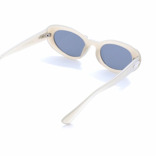 画像4: 【即日発送】【ビキニ】【水着小物：サングラス】ホワイトフレーム/ ラウンドサングラス[HC03] (4)