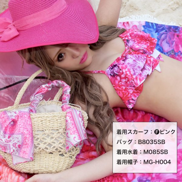 画像9: 【即日発送】【ビキニ】【スカーフ】プリントスカーフ[YMT] (9)