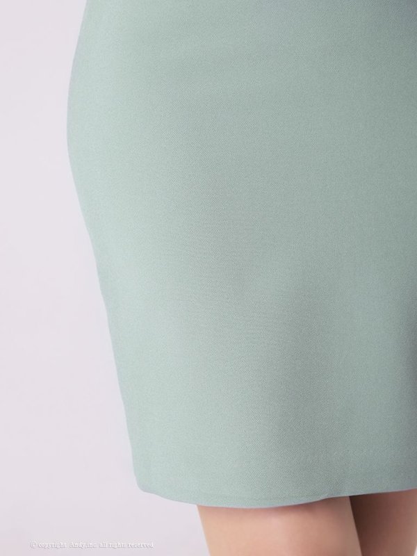 画像27: 【ANDY/アンディ】ペプラム/ フリル/ ワンカラー/ レース切り替え/ ノースリーブ/ タイト/ ミニドレス/ キャバドレス[OF05] (27)