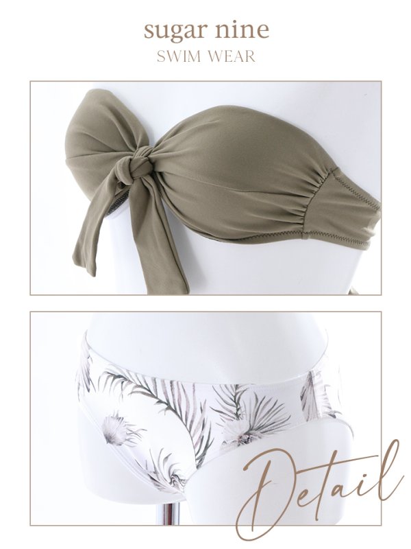 画像10: 【即日発送】【水着セール】【ビキニ】【水着】ヘルシーリーフバンドゥビキニ[YMT] (10)