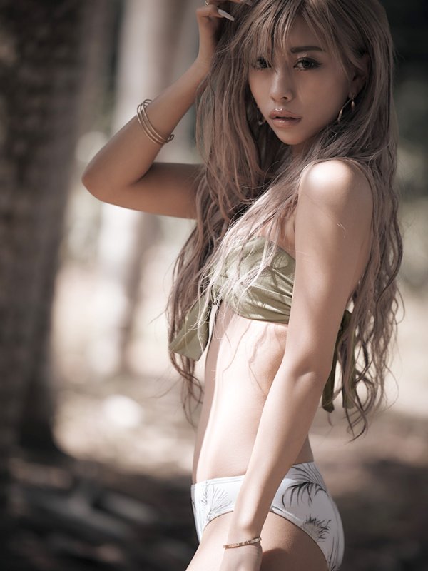 画像6: 【即日発送】【水着セール】【ビキニ】【水着】ヘルシーリーフバンドゥビキニ[YMT] (6)