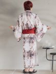 画像14: 【即日発送！】【メンズ浴衣】パイソン柄浴衣【浴衣・帯・下駄セット】 OBI-MS-003-wk-3-R [YMT] (14)