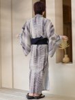 画像13: 【即日発送！】【メンズ浴衣】シンプルアート浴衣【浴衣・帯・下駄セット】 OBI-MS-002-wk-1-BL [YMT] (13)