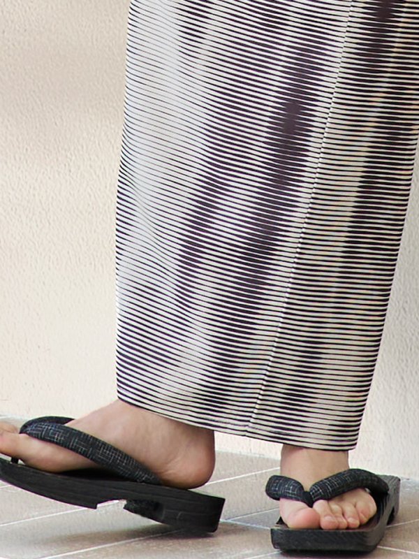 画像15: 【即日発送！】【メンズ浴衣】シンプルアート浴衣【浴衣３点セット 浴衣/帯/下駄】[YMT] (15)