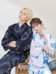 画像16: 【即日発送】白地×水彩ブルーの清涼漂う百合浴衣 OBI-g-500-kj-11-AQM / HIMO-900-yn-4-GYxGY / YA-945-kj-W / HEKO-800-sb-5-W / GETA-02-ok-3-LBLgo [YMT] (16)