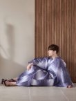 画像10: 【即日発送】【メンズ浴衣】濃淡紫地にボーダーデザインの紳士浴衣【浴衣・帯・下駄セット】（OBI-MS-001-ok-6-W）[YMT] (10)