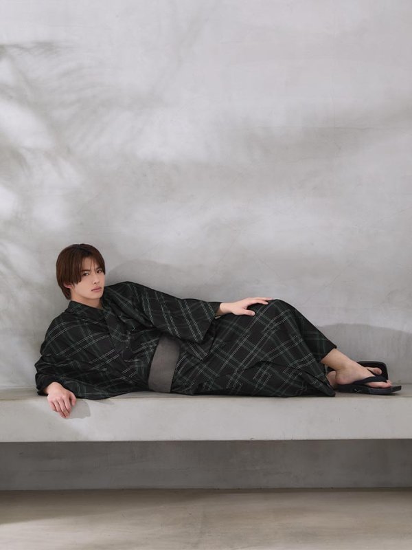 モデル:今井暖大 身長:173cm　着用サイズ:Lサイズ