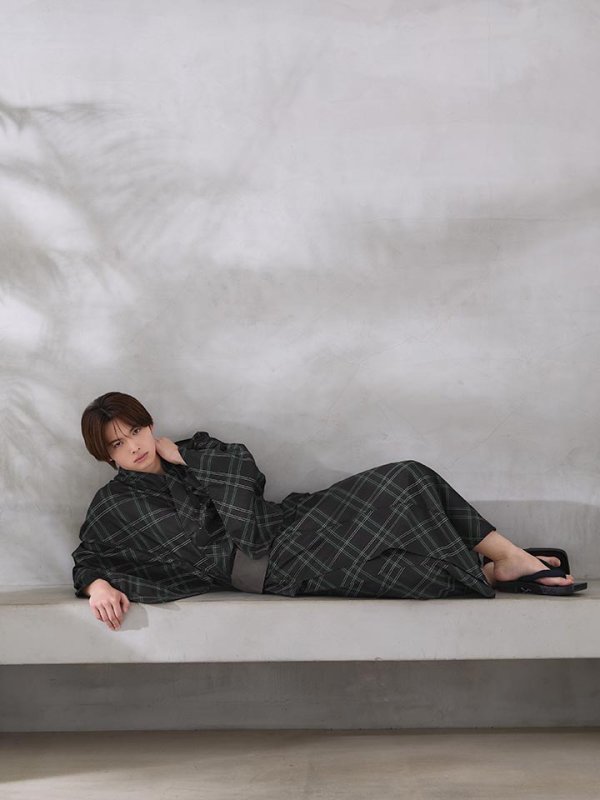 モデル:今井暖大 身長:173cm　着用サイズ:Lサイズ