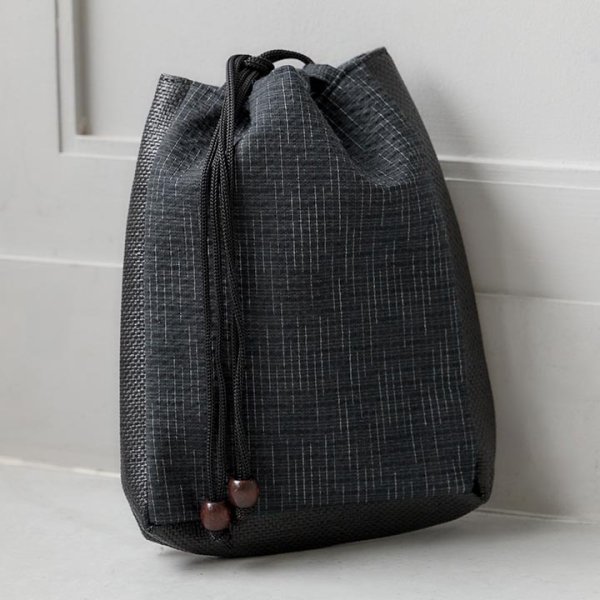 画像2: 【即日発送】【浴衣小物/メンズバッグ】絣模様信玄袋【1カラー】[OF04] (2)