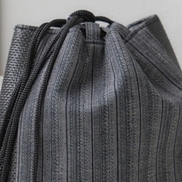 画像3: 【即日発送】【浴衣小物/メンズバッグ】縞模様信玄袋【1カラー】[OF04] (3)