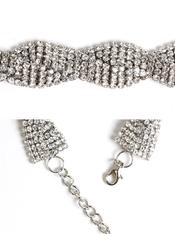 画像3: 【アクセサリー：ネックレス】【ANGEL R/エンジェルアール】サークルビジュークロスデザインネックレス[OF02] (3)