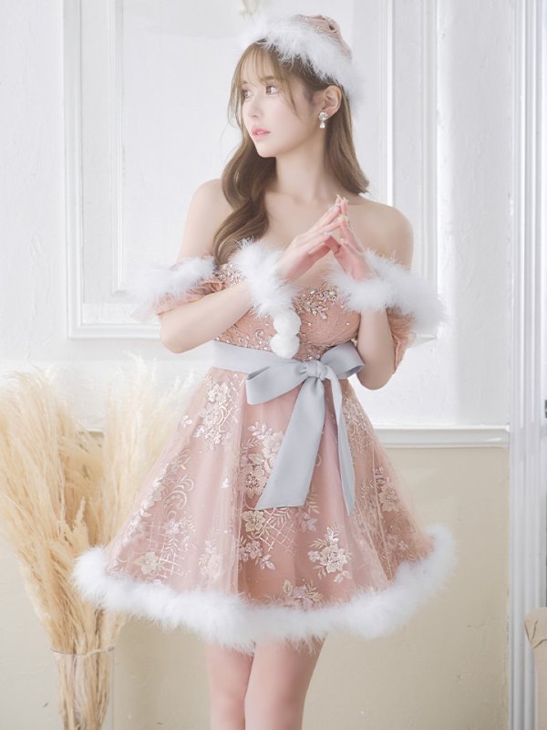 画像4: 【ノベルティ対象】SALE!桜咲乃愛ちゃんコラボ☆ピンクフェアリーフレアサンタ【sugar nine サンタコス 7点セット】【S-Mサイズ/1カラー】[YMT] (4)