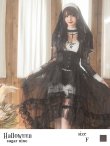 画像1: 【即日発送】桜咲乃愛ちゃんコラボ ゴシックシスターコスプレセット【sugar nineハロウィン5点セット】【4サイズ/1カラー】【YMT】 (1)