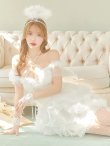 画像2: 【即日発送】桜咲乃愛ちゃんコラボ2WAY天使＆バニーコスプレ【コスプレ豪華10点セット】【S-Lサイズ】[YMT-H] (2)
