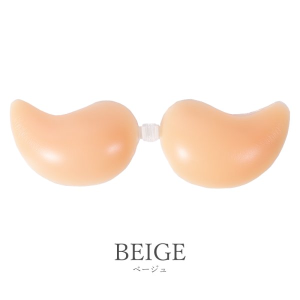 画像4: 【AngelR/エンジェルアール】【A〜B C〜Dサイズ/2カラー】カーブシリコンヌードブラ[OF08-U] (4)