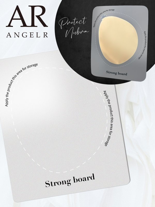 画像1: 【AngelR/エンジェルアール】【1カラー】シリコンブラ/ ヌードブラ/ 保護シート[OF08-U] (1)